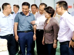甘肅省副省長孫雪濤、市委書記張永霞一行赴眾興菌業天水基地調研 ()